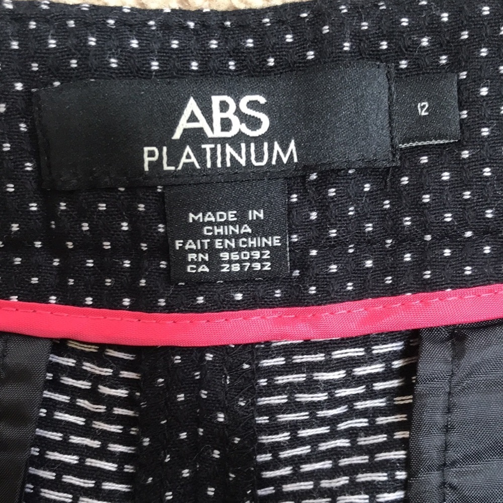 ABS platinum SZ 12, black combo shorts . - Picture 2 of 9